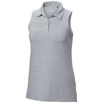 Columbia Ženske Majice Bez Rukava - Golf Omni-Wick Breeze Sleeveless Sive | HNMD-45271